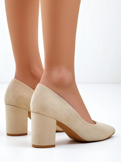 Royalfashion Damen Öko-Suede Absatzpumps Ugandes