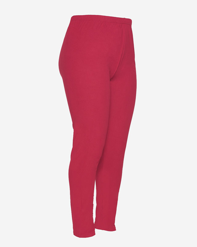 Kastanienbraune Bambus-Leggings für Damen GROSSE GRÖSSE - Kleidung