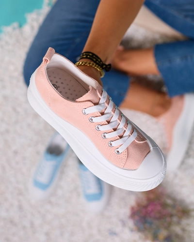 Royalfashion Rosa Luceri Plateau-Sportschuhe