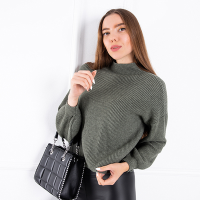 Grüner Rollkragenpullover - Kleidung