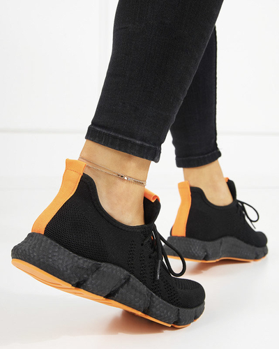 Sportschuhe für Damen von Bommgi in Schwarz und Orange - Schuhe