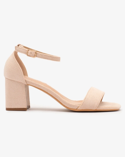 Royalfashion Beige Damen Kulcad Post Sandalen