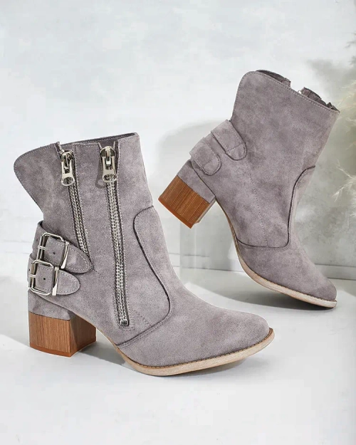 Ботильйони на підборах Zerta з декором від Royalfashion