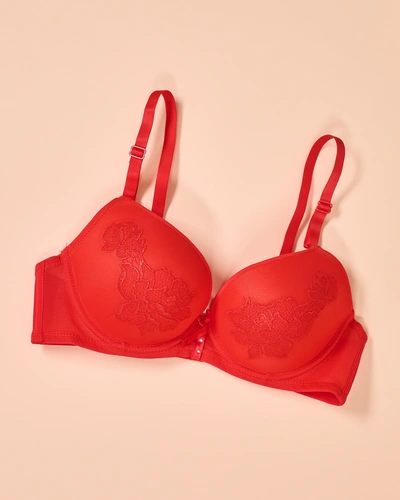 Royalfashion Damen gepolsterter BH mit Spitze