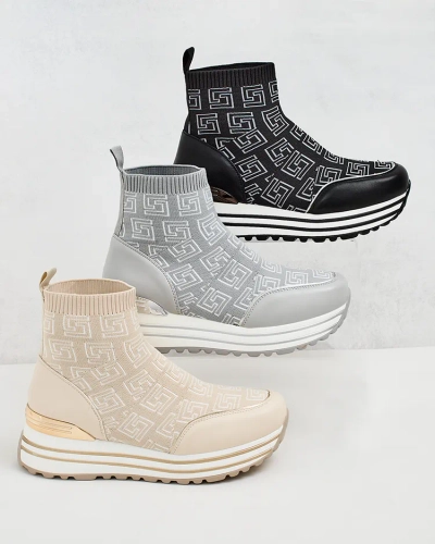 Royalfashion Damen Sportliche High Sneakers Lori