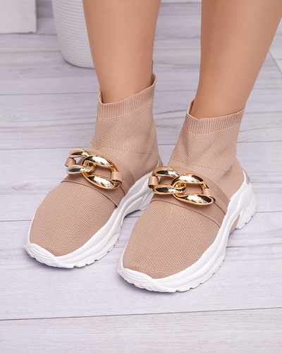 High Deveris Damen-Sneaker in Hellbraun - Schuhe