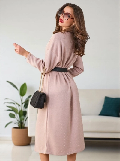 Royalfashion Damen Strickkleid