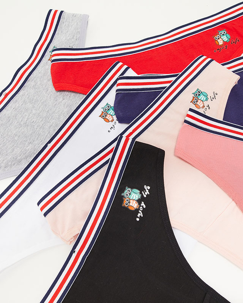 Одноколірні жіночі стрінги комплект 7 шт. - Нижня білизна