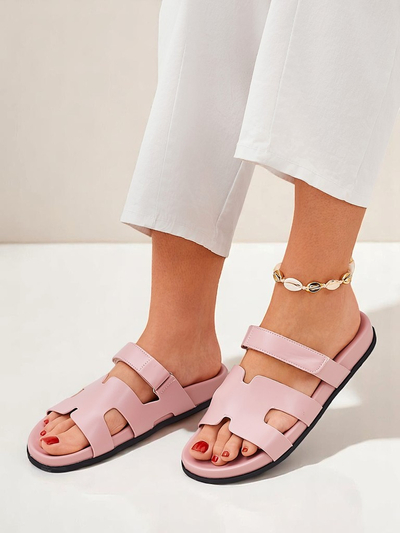 Royalfashion Damensandalen mit flacher Sohle Arian