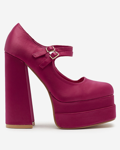 Fuchsia Damen hohe Stiletto-Pumps Elika - Schuhe