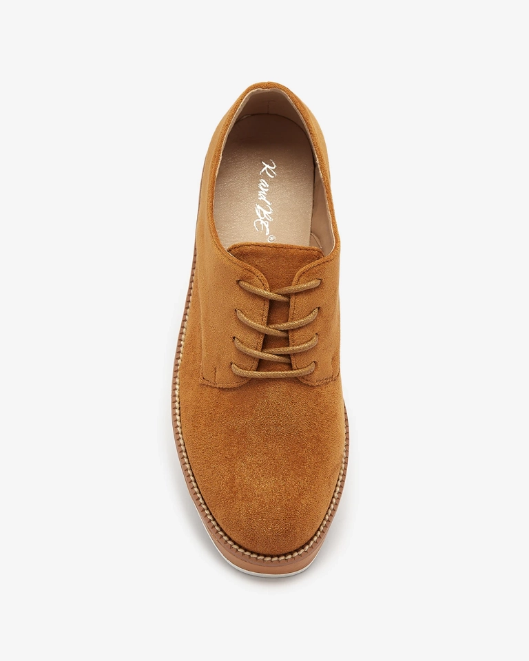 Damen Schnürhalbschuhe a'la oxfords in der Farbe camel Oksila - Footwear