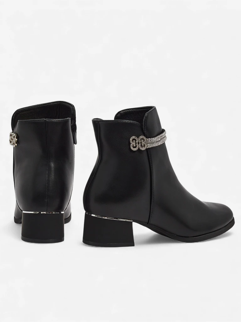 Damen Stiefeletten mit Zirkonia Qurette