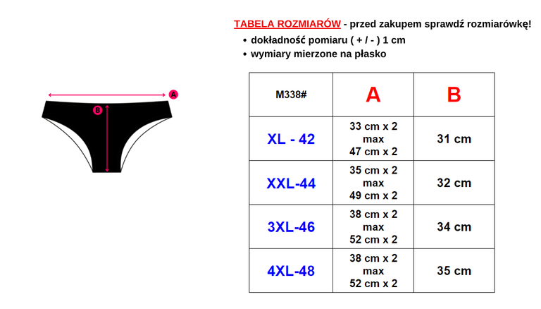 Beige Damen-Höschen mit Spitze PLUS SIZE - Unterwäsche
