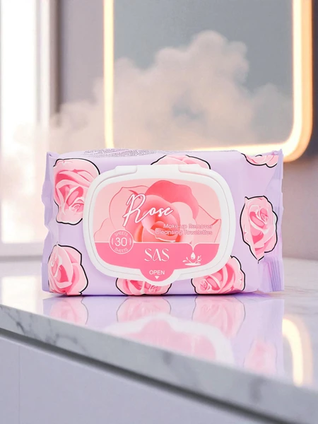 Rosen-Make-up-Entfernungstücher 30 Stk.