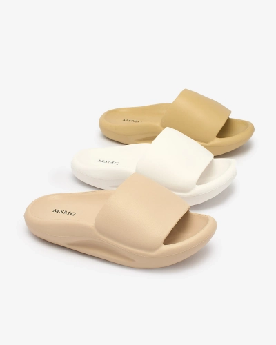 Royalfashion White Moralno Damen-Flip-Flops