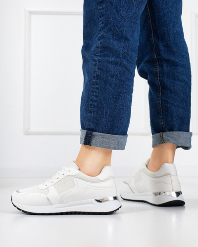 OUTLET Weiße Sportschuhe für Damen von Delani - Schuhe
