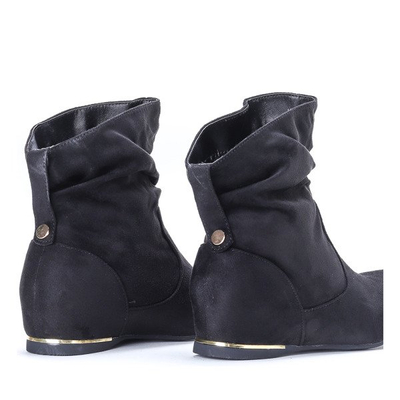 Schwarzer Stiefel mit gedecktem Absatz Harmoni - Schuhe