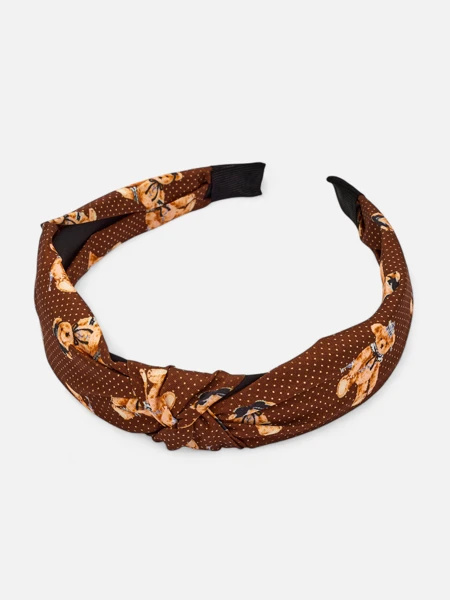 Royalfashion Haarband mit Flechtmuster, Punkten und Bären
