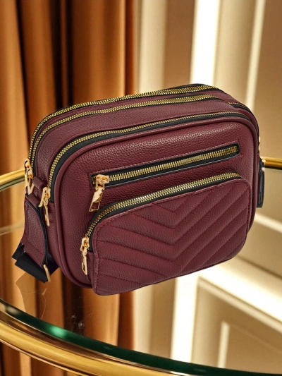 Kleine Damenhandtasche aus Öko-Leder Lunar Elegance