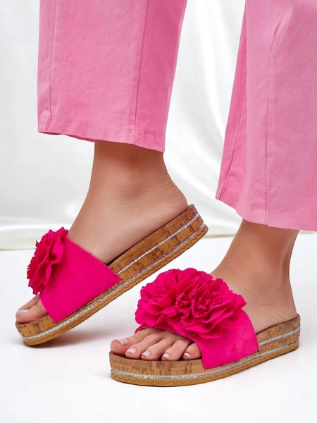 Royalfashion Damen-Sandalen mit Blumen Focce