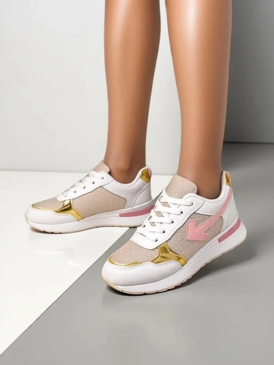 Royalfashion Damensneaker im sportlichen Stil mit Glitzer Berilane