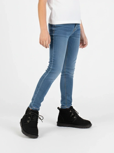 Kinderstiefeletten Luna Schwarz Veloursleder Bequem für den Winter