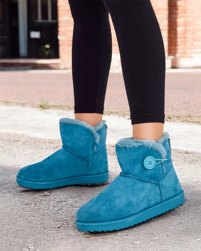 Royalfashion Damen Kurzstiefel a'la Schneestiefel Malla