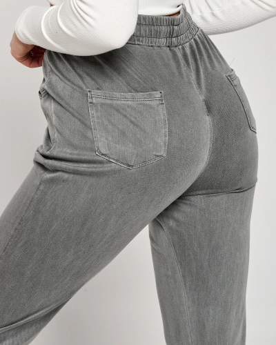 Graue Damen Stoffhose PLUS SIZE- Bekleidung