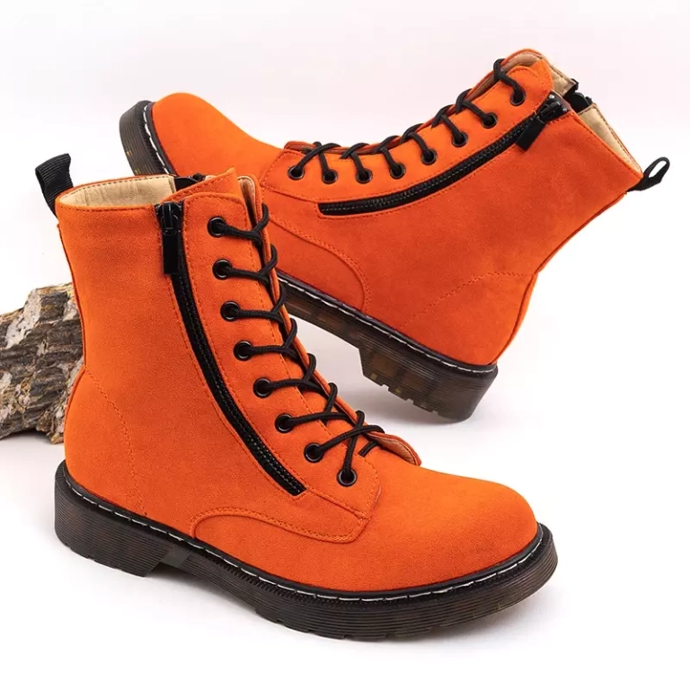 OUTLET Orange Damen-Schnürschuh Ofra Arbeitskleidung - Schuhe
