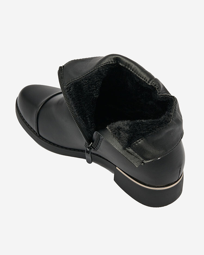 Royalfashion Schwarz Damenstiefel a'la sztyblety Orlaa