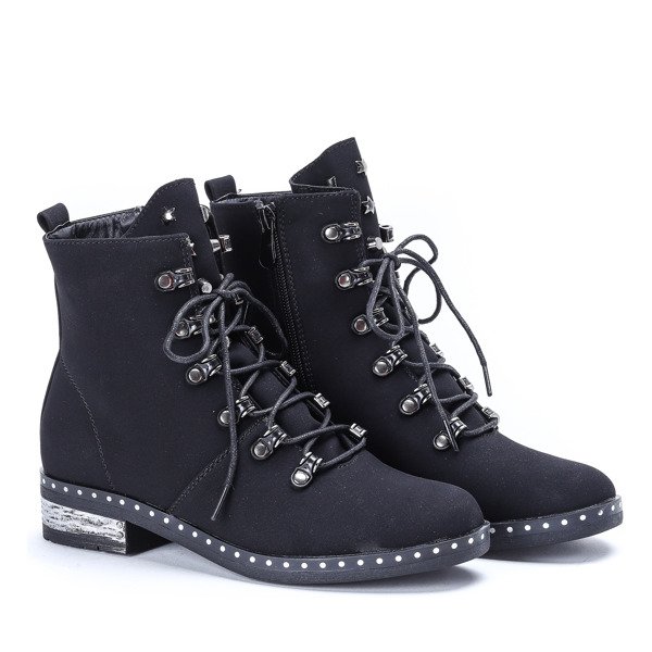 Black Shelby Workers - Footwear