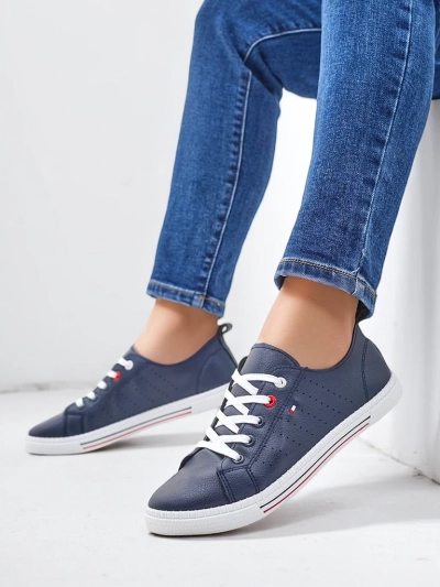 Royalfashion Damen Sneakers aus Öko-Leder Keopsa