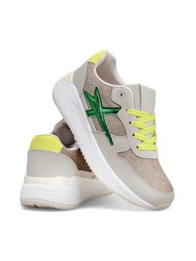 Royalfashion Damen-Sneaker mit Glitzer Avenues