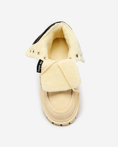 Royalfashion Beige Damen Trapper Saramellia