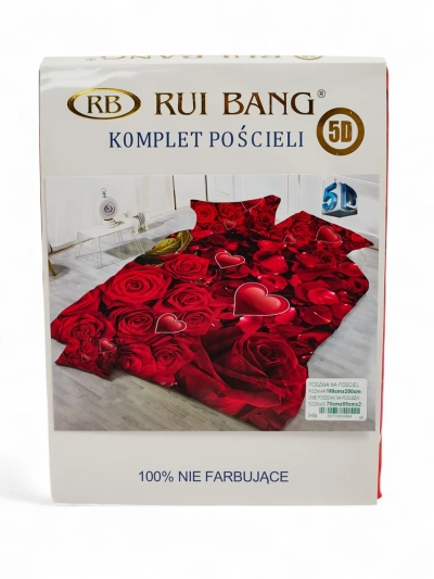 Royalfashion Gemusterte Bettwäsche 180x200 Set 3 TEILE