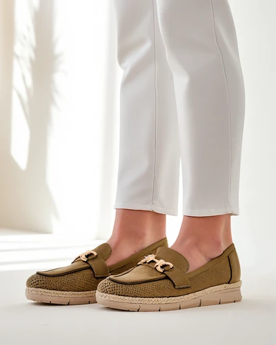 Royalfashion Damenflats mit dekorativem Akzent an der Spitze