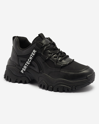 Schwarzer Damen-Sneaker Sportschuhe Evilpo- Footwear