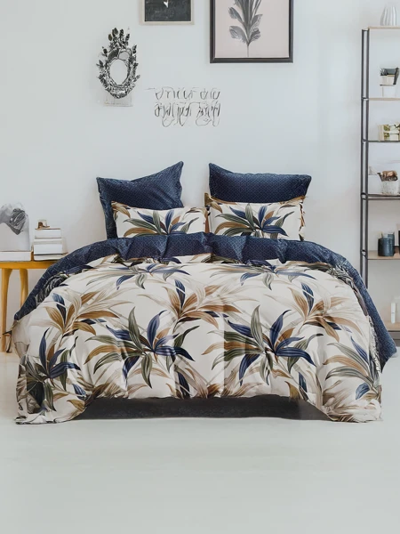 Royalfashion Gemusterte Bettwäsche 180x200 Set 3 TEILE