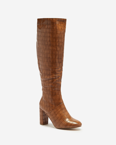 Kamelfarbene Damen Mastiu- Footwear