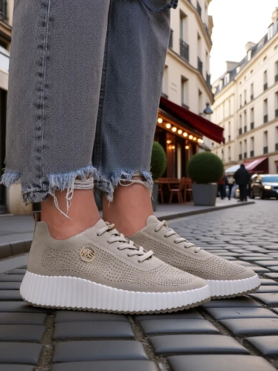 Royalfashion Damen sportliche Schnürsneaker Tobin