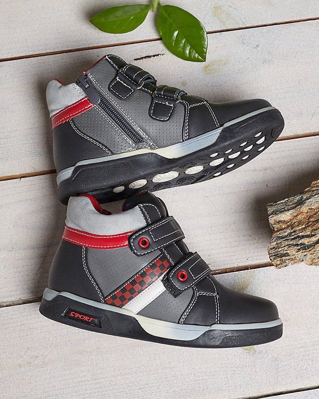 Schwarze hohe Kindersportschuhe Bercam - Footwear