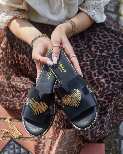 Royalfashion Women's Ortyca flache Sohlen Flip-Flops