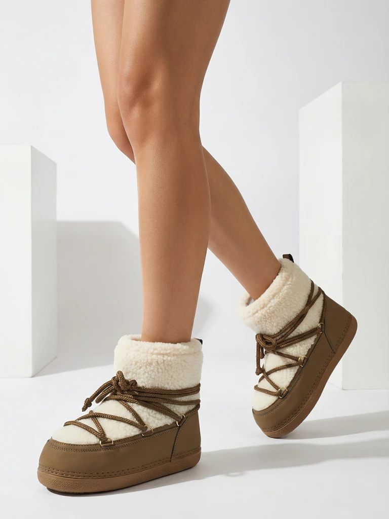 Damen Schneestiefel mit Fell Uvella