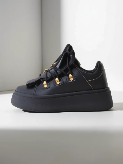 Royalfashion Damen Sneakers mit dekorativem Zungenbereich Domatories