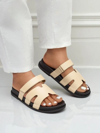 Royalfashion Damen-Sandalen aus Öko-Leder ReppiFlex