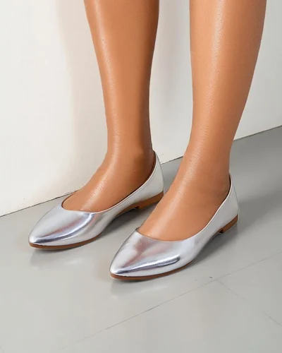 Royalfashion Damen-Patentballerinas Aramiese