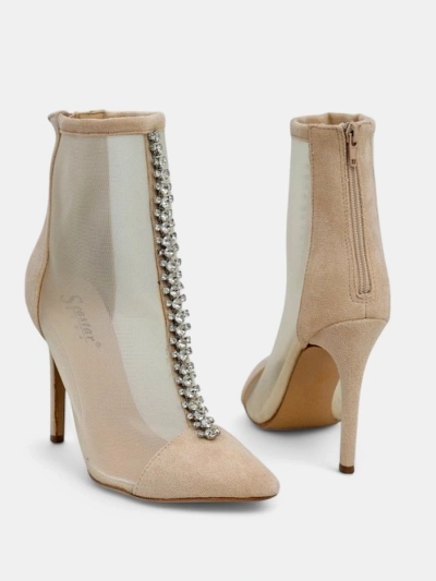 Royalfashion Damen Stiefeletten mit Stiletto-Absatz Amaelika
