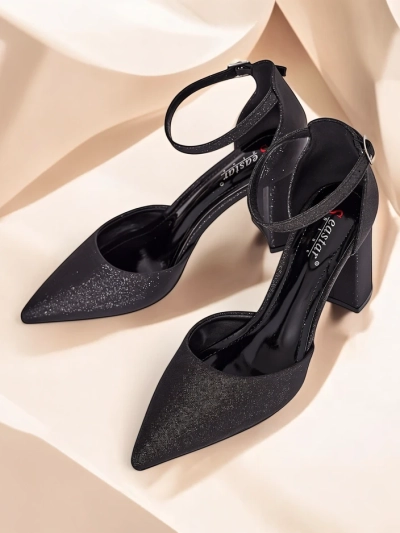 Royalfashion Damen Glitzer-Pumps Noratt