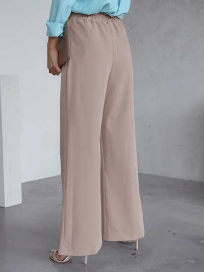 Royalfashion Weite Damenhose mit Bügelfalte