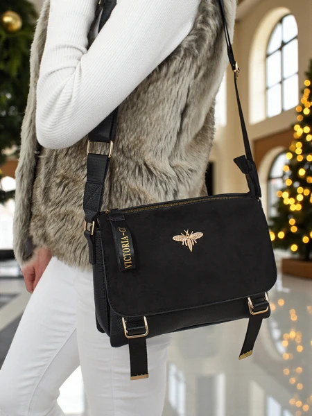 Kleine Damenhandtasche aus Öko-Leder Tessaria